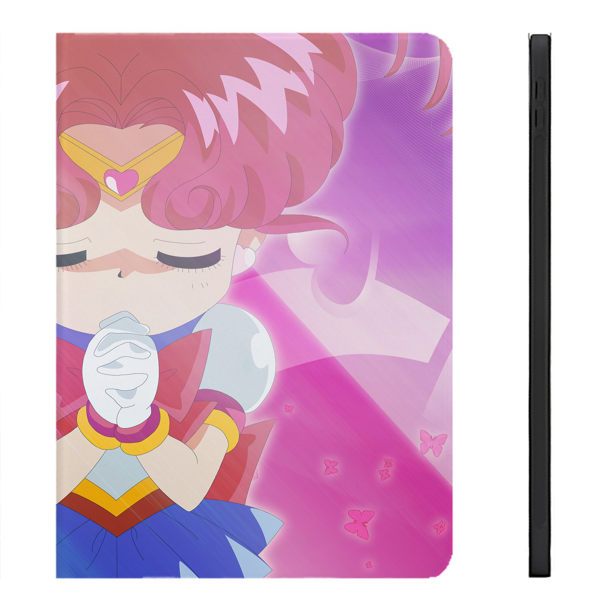 （画像用） 美少女戦士セーラームーン Sailor Moon IPadケース ペンホルダー付き ブックスタイルデザイン